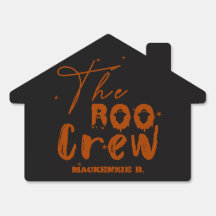 Het Boo Crew Halloween Boo Tuinbord