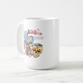 Het Boo Crew Retro Halloween Koffiemok (Voorkant links)