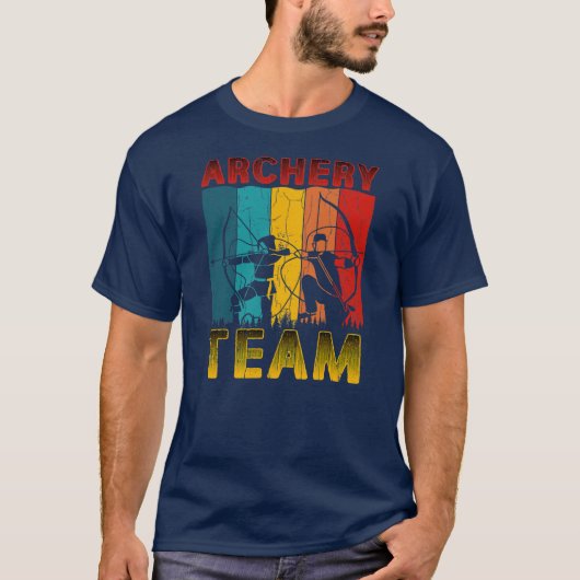 Het boogteam Funny Archer Arrow Bow Hunting T-shirt (Voorkant)