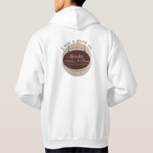 Het Books & Brews-trui Hoodie (Achterkant)