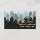 Het boombos visitekaartje (Achterkant)