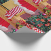 HET BOOMWIKKELPAPIER BIJSNIJDEN CADEAUPAPIER (Hoek)