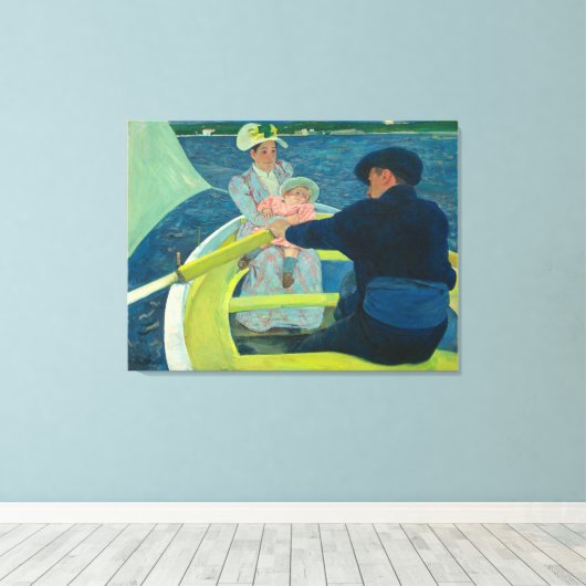 Het bootfeest canvas afdruk (Insitu (Houten vloer))