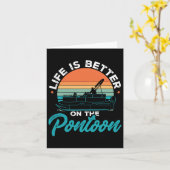Het bootleven op de ponton is beter op het ponton kaart (Gele Bloem)