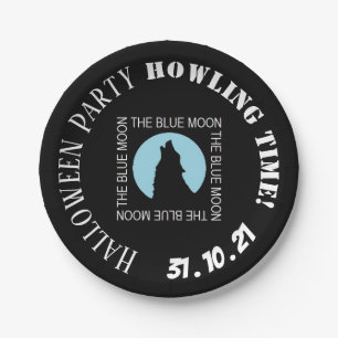Het Bord Blauwe Maan, Halloween Party Paper