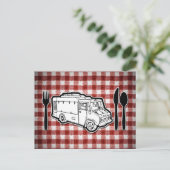 Het Bord & de Werktuigen van de Vrachtwagen van Briefkaart (Staand voorkant)