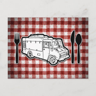 Het Bord & de Werktuigen van de Vrachtwagen van Briefkaart