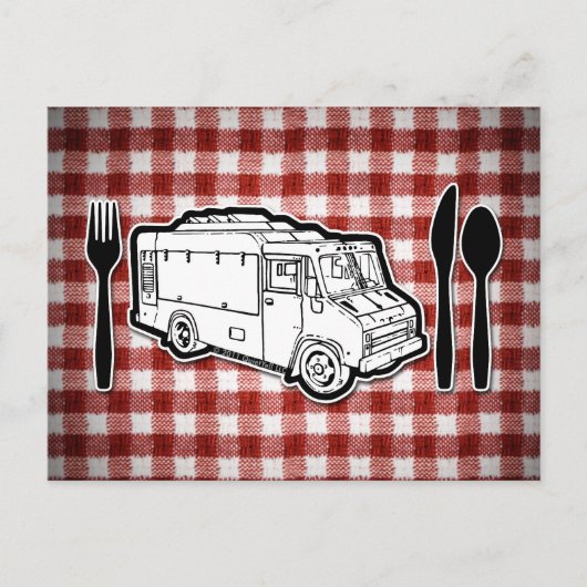 Het Bord & de Werktuigen van de Vrachtwagen van Briefkaart (Voorkant)