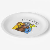 Het Bord dierentuin van een Baby shower van een jo (Gekanteld)