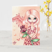 Het "bord nam" Wenskaart toe Kaart (Gele Bloem)