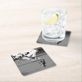 Het bord omdraaien kartonnen onderzetters (Insitu)