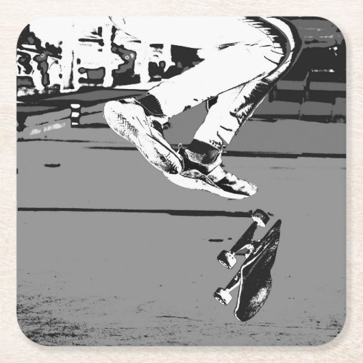 Het bord omdraaien kartonnen onderzetters (Voorkant)