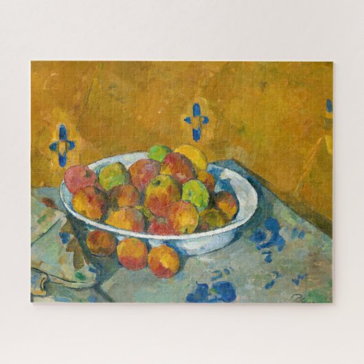 Het Bord van Appels door Paul Cezanne Legpuzzel (Horizontaal)