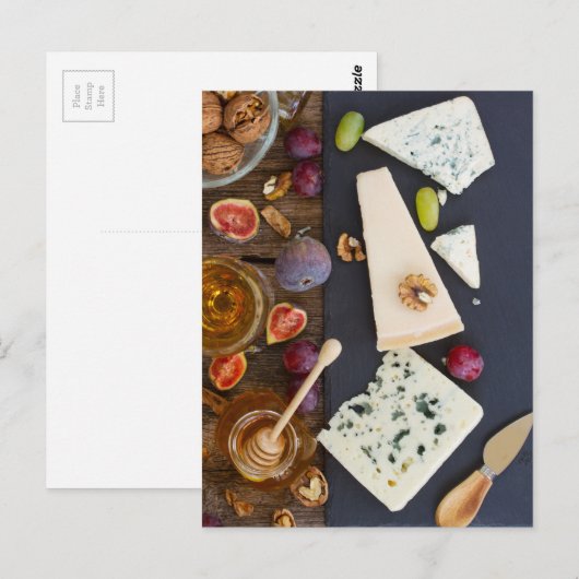 Het bord van Chheese Briefkaart (Voorkant / Achterkant)