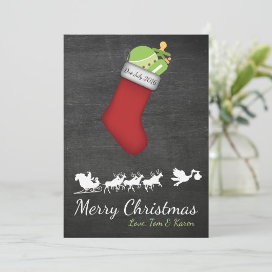 Het Bord van de Aankondiging van de Zwangerschap (Staand voorkant)