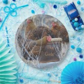 Het Bord van de "Girls" Chicken Paper (Feest)