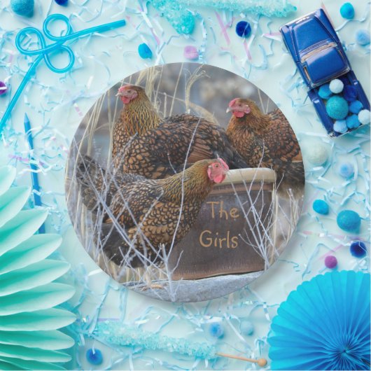Het Bord van de "Girls" Chicken Paper (Feest)