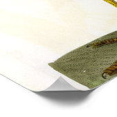 Het bord van de Heron (Ardea cinerea) uit 'The Bri Poster (Hoek)