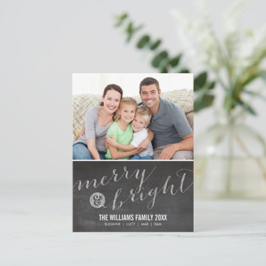 Het bord van de KAART van de VAKANTIE van de FOTO (Staand voorkant)