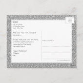 Het bord van de KAART van de VAKANTIE van de FOTO (Achterkant)