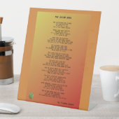 Het bord van de Salad Bowl Pedestal Reclamebord Met Voetstuk (Insitu)