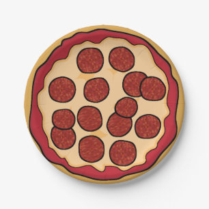 Het Bord van het Document van de Pizza van