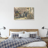 Het bord van 'Poetical Sketches' van 'Sc Canvas Afdruk (Insitu (Slaapkamer))