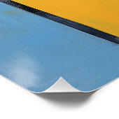 Het Border Collie Hondenportret 003 - Sable Gabrie Perfect Poster (Hoek)