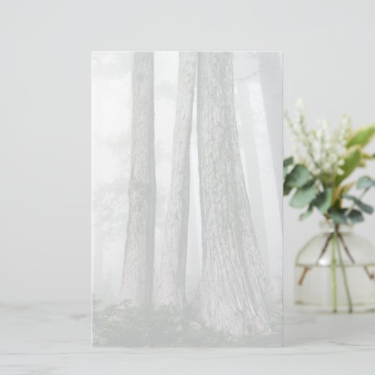 Het bos aanhalen briefpapier (Staand voorkant)