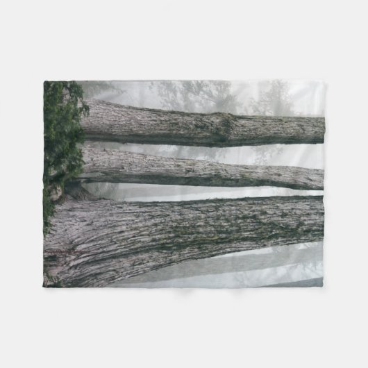 Het bos aanhalen fleece deken (Voorkant (Horizontaal))