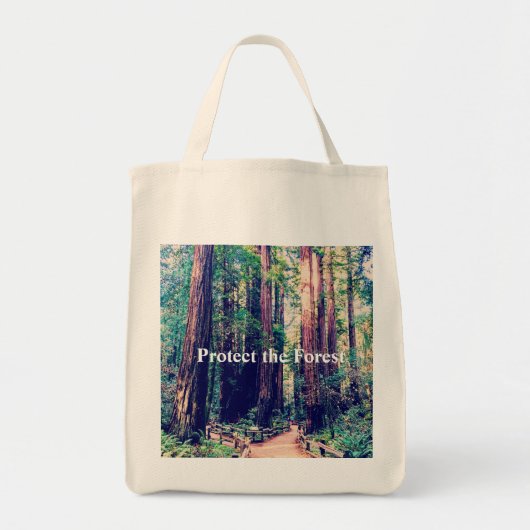 Het bos beschermen tote bag (Voorkant)