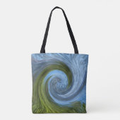 Het bos bij het meer.... tote bag (Achterkant)