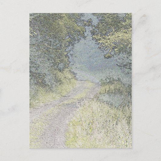 Het bos briefkaart (Voorkant)