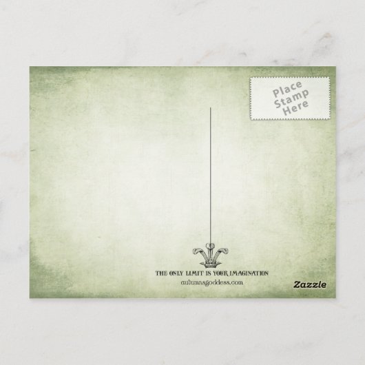 Het bos Briefkaart van de Herberg (Achterkant)