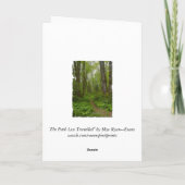 Het BOS Collectie van de Gift van het Wenskaart Kaart (Achterkant)