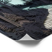 Het bos I Poster (Hoek)