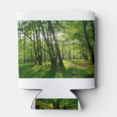 Het bos in de lente blikjeskoeler (Achterkant)