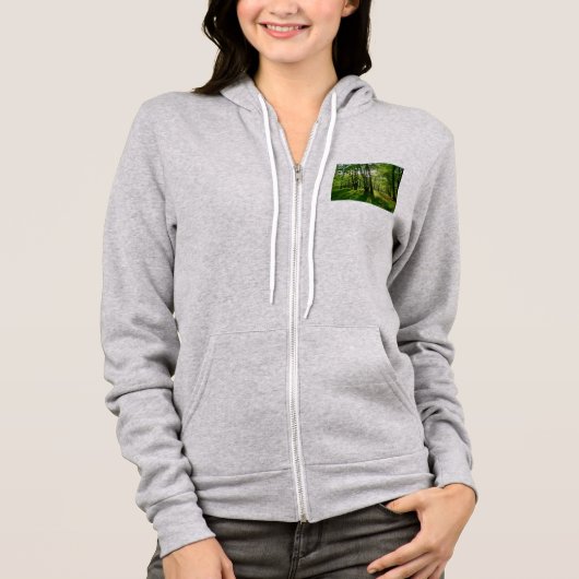 Het bos in de lente hoodie (Voorkant)