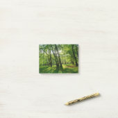 Het bos in de lente post-it® notes (Op bureau)
