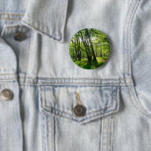 Het bos in de lente ronde button 5,7 cm (In situ)