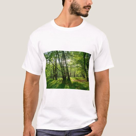 Het bos in de lente t-shirt (Voorkant)