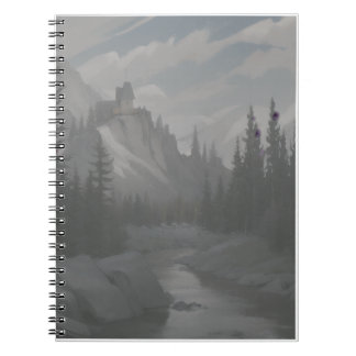 Het bos in notitieboek