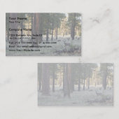 Het bos in San Fransisco Peaks Visitekaartje (Voorkant / Achterkant)