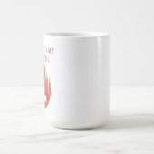 Het bos is mijn tweede thuis | Hertenjacht cadeau Koffiemok (Center)