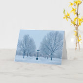 Het bos Lege Wenskaart van de School van het Park Kaart (Gele Bloem)