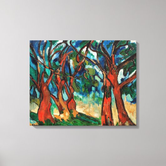 Het bos | Maurice de Vlaminck | Canvas Afdruk (Voorkant)