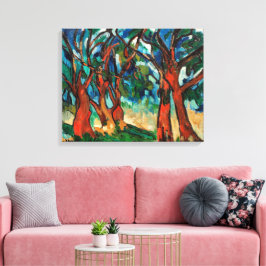 Het bos | Maurice de Vlaminck | Canvas Afdruk