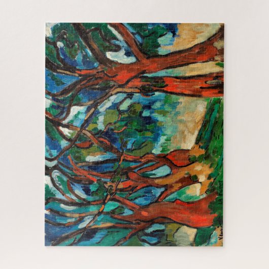 Het bos | Maurice de Vlaminck | Legpuzzel (Verticaal)