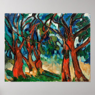 Het bos   Maurice de Vlaminck   Poster