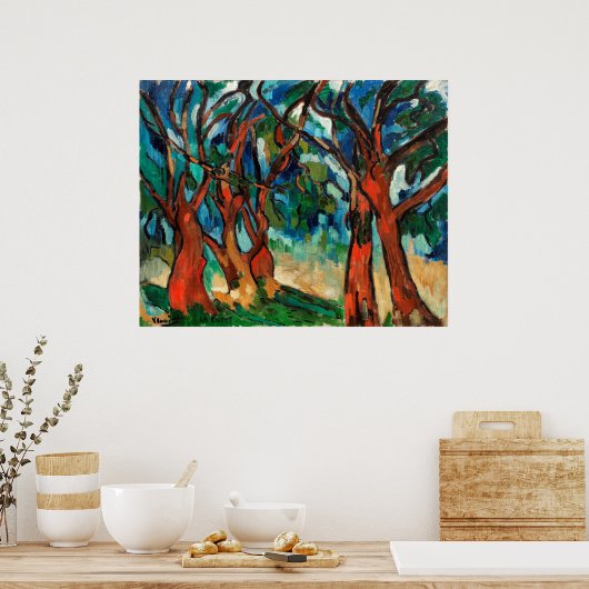 Het bos | Maurice de Vlaminck | Poster (Keuken)